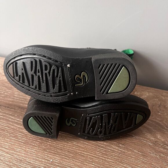 La Barca Boys Leather Half Boot Charro Vaquero Botines Sz 7.5 US (14.5 MX) - Picture 8 of 11